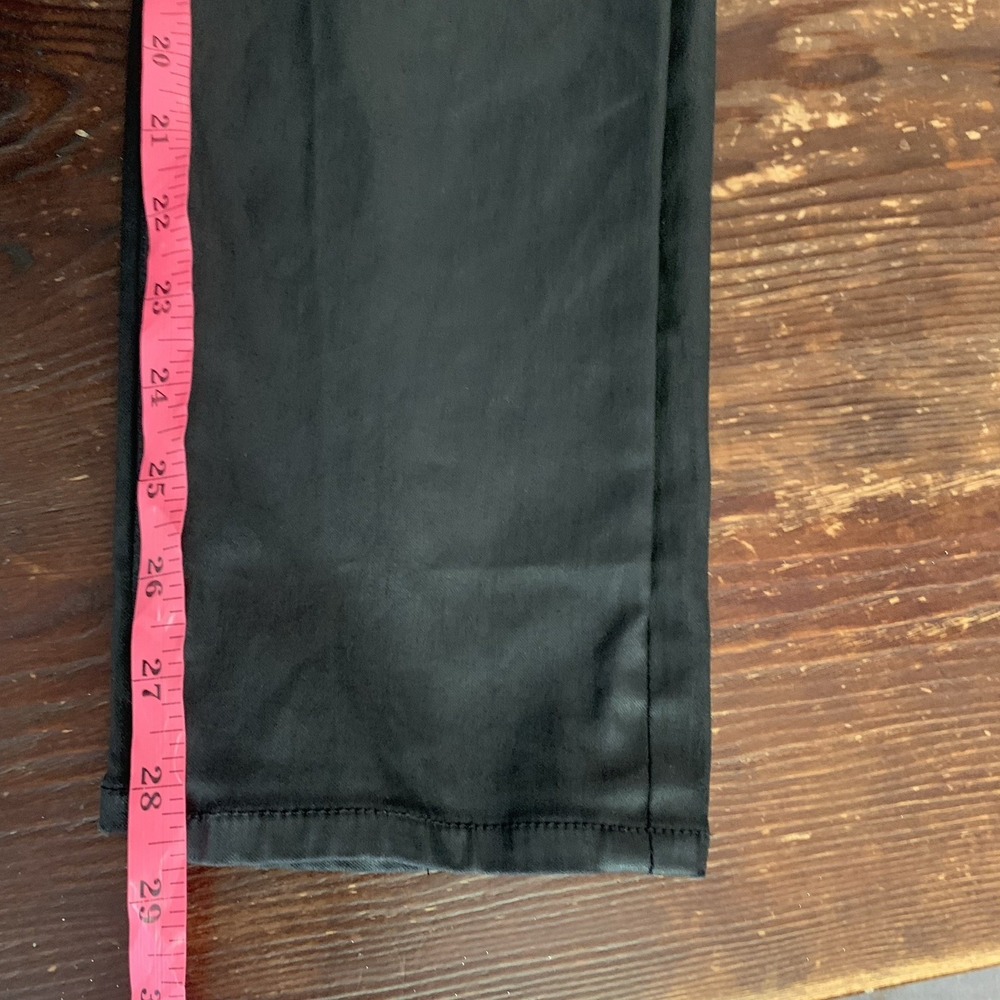 Madewell Women's 32 Black Skinny Jeans Coated Edition Denim - Picture 9 of 10